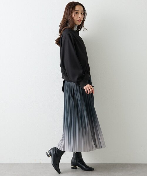 un dix cors（アンディコール）の「《着回し力抜群》2WAY刺繍ZIPプルオーバー（スウェット・レディース・ブラック/モカ/ピンク・FREE）」の15枚目の写真