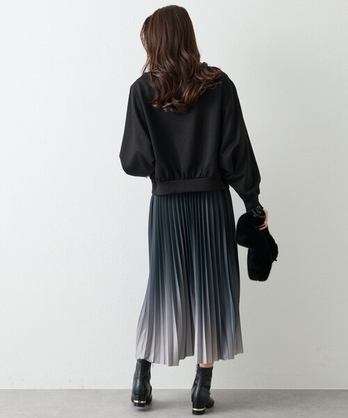 un dix cors（アンディコール）の「《着回し力抜群》2WAY刺繍ZIPプルオーバー（スウェット・レディース・ブラック/モカ/ピンク・FREE）」の16枚目の写真