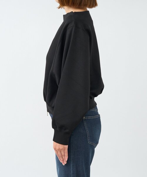 un dix cors（アンディコール）の「《着回し力抜群》2WAY刺繍ZIPプルオーバー（スウェット・レディース・ブラック/モカ/ピンク・FREE）」の20枚目の写真