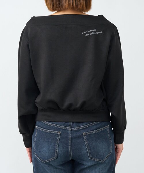 un dix cors（アンディコール）の「《着回し力抜群》2WAY刺繍ZIPプルオーバー（スウェット・レディース・ブラック/モカ/ピンク・FREE）」の21枚目の写真