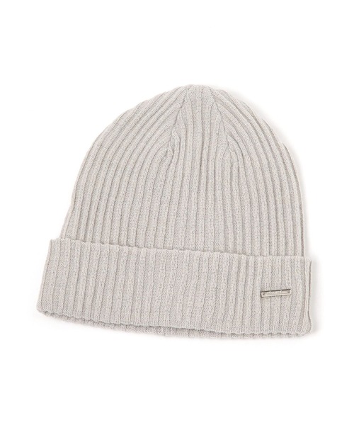 niko and...（ニコアンド）の「オリジナルリブワッチ（ニットキャップ/ビーニー・レディース・ブラック/アイボリー/ライトグレー・0）」の2枚目の写真