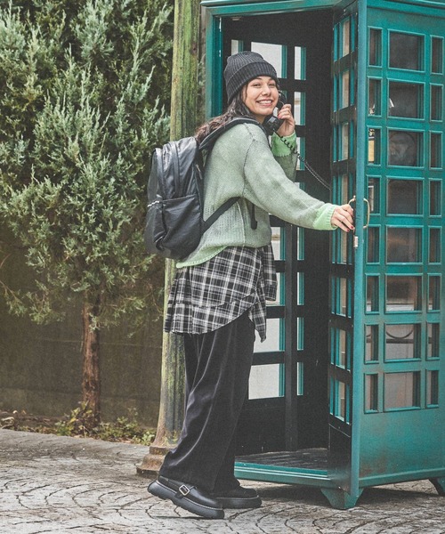 niko and...（ニコアンド）の「オリジナルリブワッチ（ニットキャップ/ビーニー・レディース・ブラック/アイボリー/ライトグレー・0）」の7枚目の写真