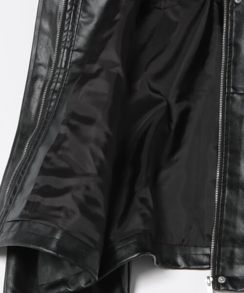 flower（フラワー）の「2wayショートブルゾン（ブルゾン・レディース・ブラック/ブラウン・FREE）」の4枚目の写真