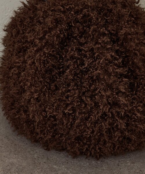 Omekashi(オメカシ)の「シャギー巾着(トートバッグ・レディース・ブラウン/グリーン・ONE SIZE)」の8枚目の写真