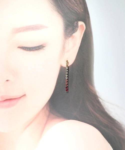 CERCA(チェルカ)の「HaRu*/サージカルステンレス/高級ラインストーンピアス(ピアス(両耳用)・レディース・B/C/D/E/F/A・FREE)」の11枚目の写真