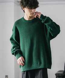 レディースのニット/セーター（グリーン・カーキ/緑色系・コットン