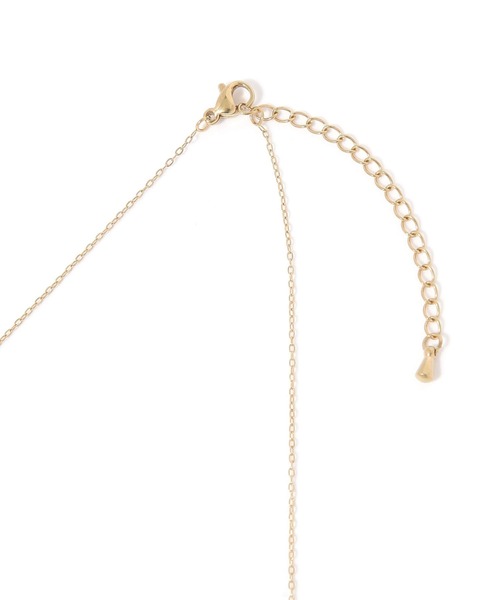 BAYFLOW（ベイフロー）の「ステンレスムーンネックレス（ネックレス・レディース・イエロー/ライトグレー・FREE）」の4枚目の写真