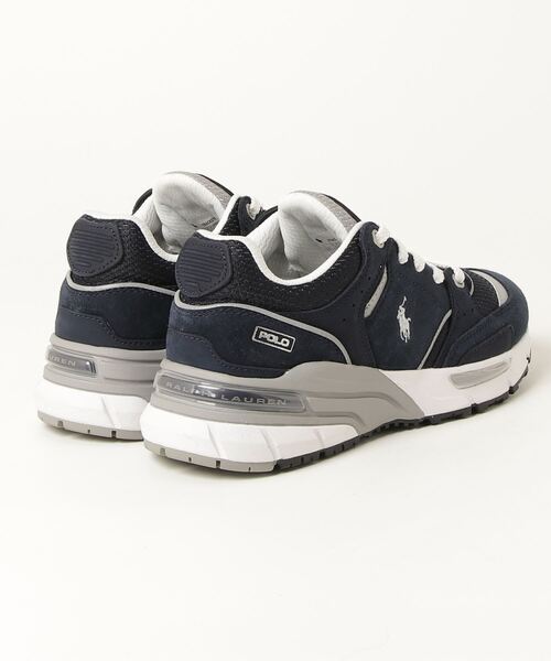 POLO RALPH LAUREN（ポロ ラルフ ローレン）の「ポロ ラルフ ローレン TRACKSTR 250 トラックスター 250  スニーカー（スニーカー・レディース・ネイビー/シルバー・70/60/50/40）」の3枚目の写真