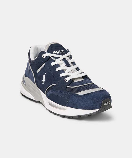 POLO RALPH LAUREN（ポロ ラルフ ローレン）の「ポロ ラルフ ローレン TRACKSTR 250 トラックスター 250  スニーカー（スニーカー・レディース・ネイビー/シルバー・70/60/50/40）」の6枚目の写真