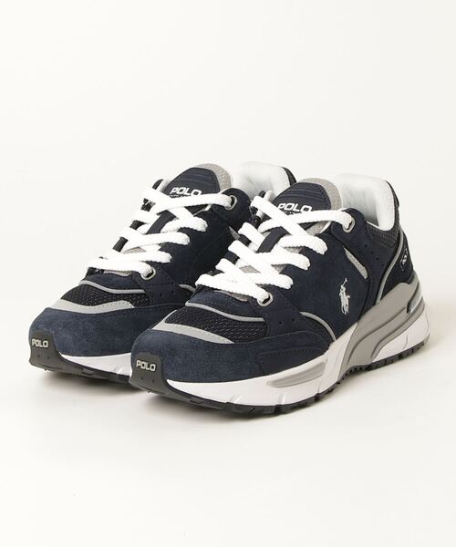 POLO RALPH LAUREN（ポロ ラルフ ローレン）の「ポロ ラルフ ローレン TRACKSTR 250 トラックスター 250  スニーカー（スニーカー・レディース・ネイビー/シルバー・70/60/50/40）」の9枚目の写真