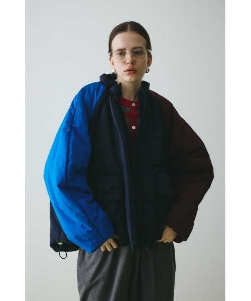HeRIN.CYE（ヘリンドットサイ）の「A-line bicolor blouson Aライン