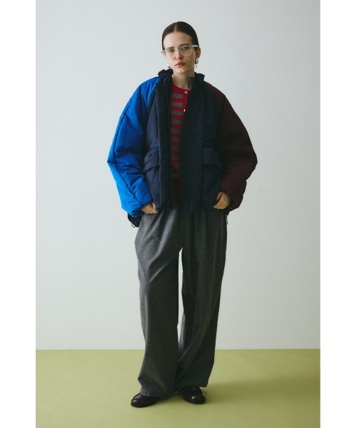 HeRIN.CYE（ヘリンドットサイ）の「Frill neck padded blouson　　フリルネックパデッドブルゾン（ブルゾン・レディース・ブラック/ブラウン/ブルー系その他3・FREE）」の18枚目の写真