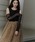 ANDRESD�i�A���h���X�h�j�́u���[�X�A�[���J�o�[ / lace arm cover�i�A�[���J�o�[�j�v�b�u���b�N