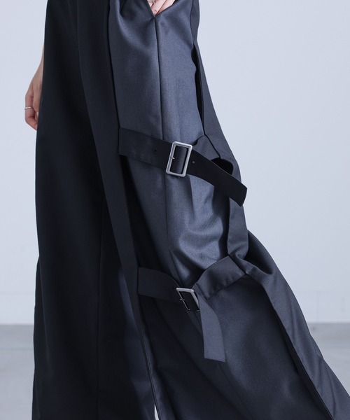 kOhAKU（コハク）の「『サイドベルトワイドパンツ』（その他パンツ・レディース・ブラック・2/1）」の19枚目の写真