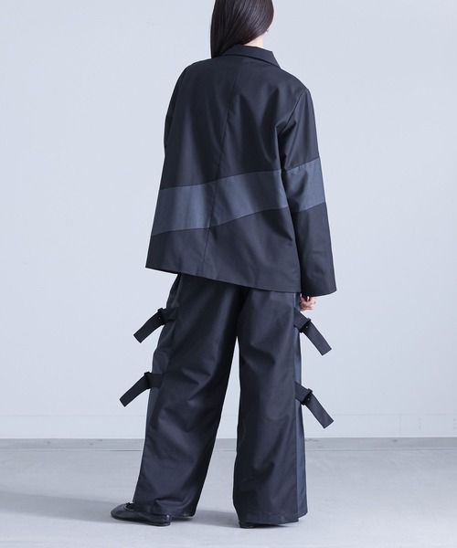 kOhAKU（コハク）の「『サイドベルトワイドパンツ』（その他パンツ・レディース・ブラック・2/1）」の11枚目の写真