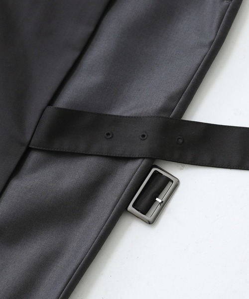 kOhAKU（コハク）の「『サイドベルトワイドパンツ』（その他パンツ・レディース・ブラック・2/1）」の8枚目の写真