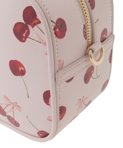 Maison de FLEUR チェリー柄ボストンバッグ チェリー柄ボストンバッグ/Maison de FLEUR（メゾン ド フルール