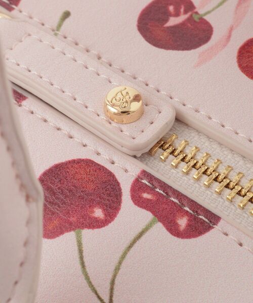チェリー柄ボストンバッグ（ハンドバッグ）｜Maison de FLEUR