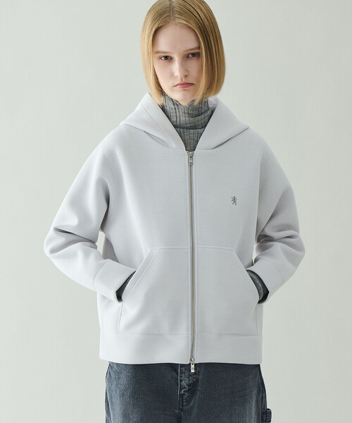 UNFIL | ベビーアルパカ ハイネックリブニット WOMEN（ニット/セーター