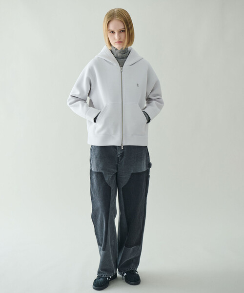 UNFIL | ベビーアルパカ ハイネックリブニット WOMEN（ニット/セーター