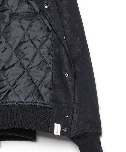 MANASTASH（マナスタッシュ）の「MANASTASH/マナスタッシュ/SAYHELLO HEMP VARSITY JACKET（その他アウター・メンズ・ブラック・M/L/XL）」の3枚目の写真