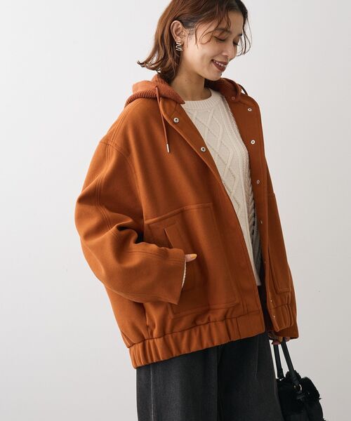 HENRYLEARヘンリーレア　フード付きブルゾン FREAK'S STORE/ファー襟付き フェイクレザーブルゾン｜Daytona Park