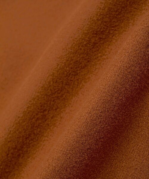 Green　Parks（グリーンパークス）の「ニットフード付きウーリーブルゾン（ブルゾン・レディース・キャメル/ダークネイビー/オフホワイト/杢グレー・FREE）」の7枚目の写真