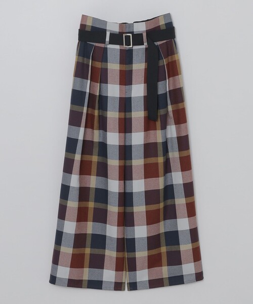 CB CRESTBRIDGE(シービークレストブリッジ)の「クレストブリッジチェックベルテッドパンツ(その他パンツ・レディース・ブルー系その他7/レッド系その他2・S/M)」の9枚目の写真