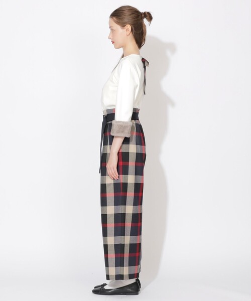 CB CRESTBRIDGE(シービークレストブリッジ)の「クレストブリッジチェックベルテッドパンツ(その他パンツ・レディース・ブルー系その他7/レッド系その他2・S/M)」の11枚目の写真