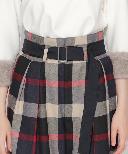 CB CRESTBRIDGE(シービークレストブリッジ)の「クレストブリッジチェックベルテッドパンツ(その他パンツ・レディース・ブルー系その他7/レッド系その他2・S/M)」の13枚目の写真