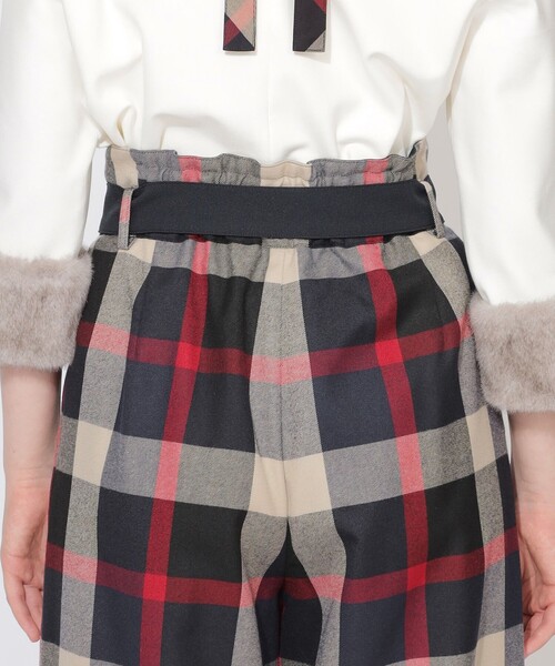 CB CRESTBRIDGE(シービークレストブリッジ)の「クレストブリッジチェックベルテッドパンツ(その他パンツ・レディース・ブルー系その他7/レッド系その他2・S/M)」の14枚目の写真