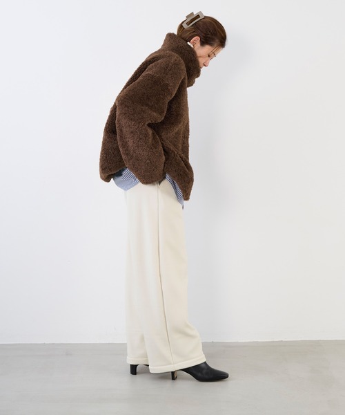 セール】スタンドカラーボアブルゾン（ブルゾン）｜MICA&DEAL（マイカ