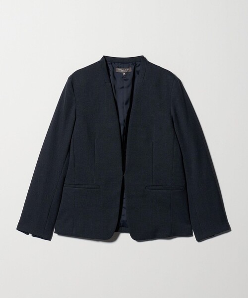 グレンチェック Vネックジャケット ‐セットアップ対応