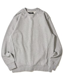 【1PIU1UGUALE3 RELAX】RHINESTONE CUFFS CREW NECK