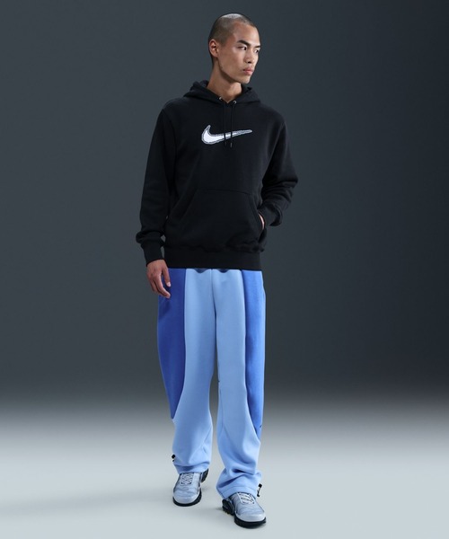 NIKE（ナイキ）の「ナイキ NIKE ナイキ クラブ BB L/S フーディ NEO VARSIT（パーカー・メンズ・グレー/ブラック/オフホワイト・S/M/L/LL/3L）」の3枚目の写真
