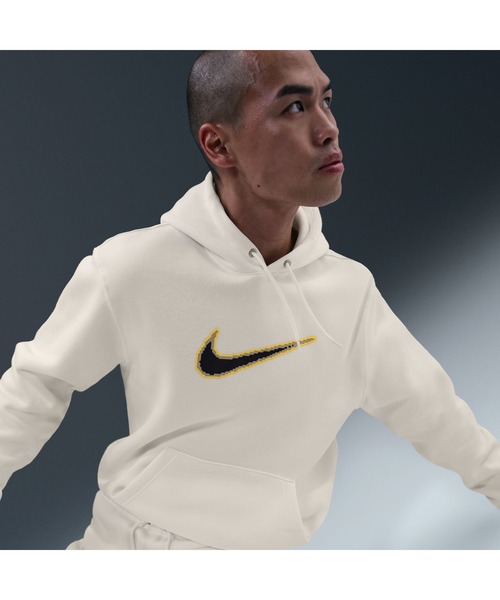 NIKE（ナイキ）の「ナイキ NIKE ナイキ クラブ BB L/S フーディ NEO VARSIT（パーカー・メンズ・グレー/ブラック/オフホワイト・S/M/L/LL/3L）」の8枚目の写真