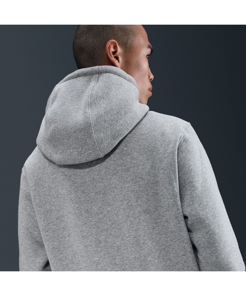 NIKE（ナイキ）の「ナイキ NIKE ナイキ クラブ BB L/S フーディ NEO VARSIT（パーカー・メンズ・グレー/ブラック/オフホワイト・S/M/L/LL/3L）」の16枚目の写真