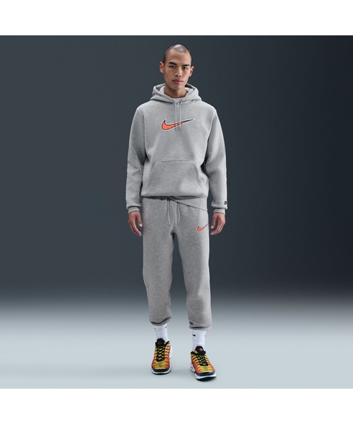 NIKE（ナイキ）の「ナイキ NIKE ナイキ クラブ BB L/S フーディ NEO VARSIT（パーカー・メンズ・グレー/ブラック/オフホワイト・S/M/L/LL/3L）」の13枚目の写真