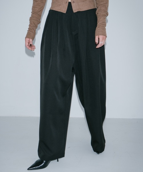 HANNE（アン）の「5タックスラックス（スラックス・レディース・ベージュ/ブラック・S/M）」の14枚目の写真