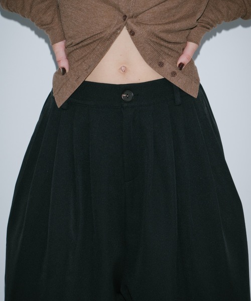 HANNE（アン）の「5タックスラックス（スラックス・レディース・ベージュ/ブラック・S/M）」の16枚目の写真