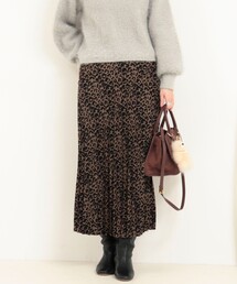 MICO COULIER | 起毛プリーツスカート(スカート)