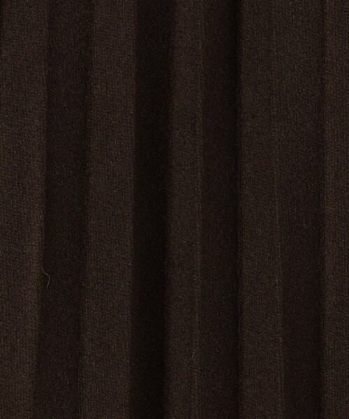 MICO COULIER（ミコクリエ）の「起毛プリーツスカート（スカート・レディース・キナリ/ブラウン系その他/チャコールグレー/ブラウン・38）」の5枚目の写真