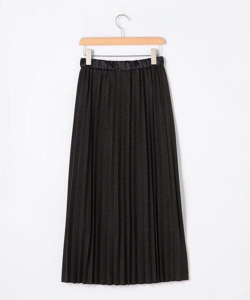 MICO COULIER（ミコクリエ）の「起毛プリーツスカート（スカート・レディース・キナリ/ブラウン系その他/チャコールグレー/ブラウン・38）」の9枚目の写真