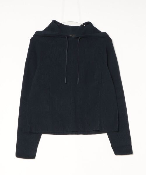 BANANA REPUBLIC FACTORY STORE(バナナリパブリック ファクトリーストア)の「BANANA REPUBLIC FACTORY STORE リブ セーター フーディ(ニット/セーター・レディース・ネイビー/ホワイト×ブルー・L/M/S/XS)」の5枚目の写真