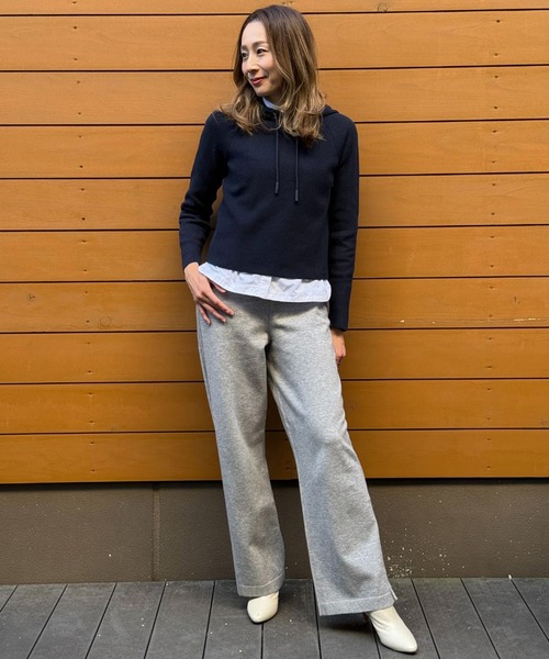 BANANA REPUBLIC FACTORY STORE(バナナリパブリック ファクトリーストア)の「BANANA REPUBLIC FACTORY STORE リブ セーター フーディ(ニット/セーター・レディース・ネイビー/ホワイト×ブルー・L/M/S/XS)」の6枚目の写真