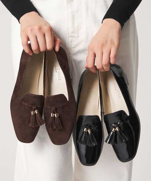 ODETTE E ODILE（オデットエオディール）の「【WEB限定】タッセルオペラ フラット15■↑（ローファー・レディース・ブラック/ダークブラウン/オフホワイト/その他1・22cm/22.5cm/23cm/23.5cm/24cm/24.5cm/25cm）」の3枚目の写真