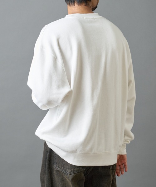 COLONY 2139（コロニートゥーワンスリーナイン）の「バーコード刺繍スウェットクルーネック（スウェット・メンズ・ブラック/チャコールグレー/ホワイト・MEDIUM/LARGE）」の6枚目の写真