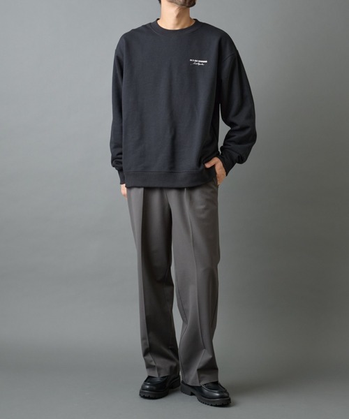 COLONY 2139（コロニートゥーワンスリーナイン）の「バーコード刺繍スウェットクルーネック（スウェット・メンズ・ブラック/チャコールグレー/ホワイト・MEDIUM/LARGE）」の21枚目の写真