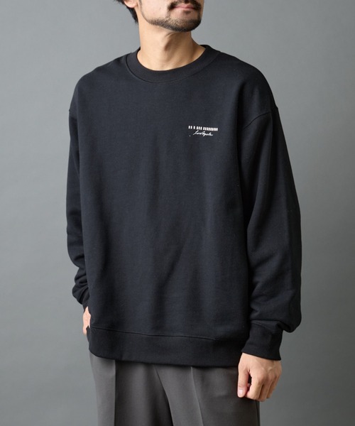 COLONY 2139（コロニートゥーワンスリーナイン）の「バーコード刺繍スウェットクルーネック（スウェット・メンズ・ブラック/チャコールグレー/ホワイト・MEDIUM/LARGE）」の13枚目の写真