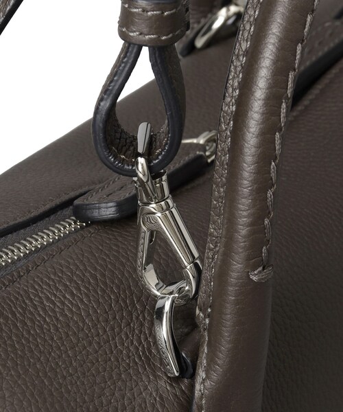 HIROFU（ヒロフ）の「【デュオCMH】レザーハンドバッグ S 2WAY 本革 （商品番号：P25－35549）（ハンドバッグ・レディース・グレー系その他2/アイボリー系1/ネイビー系6・01）」の12枚目の写真